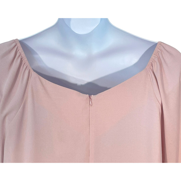 Peach Blouse with Button Detail - Picture 8 of 11